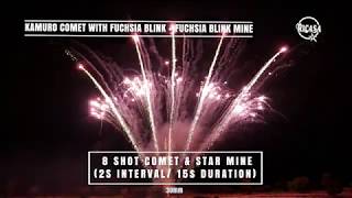 30mm Comet  Star Mines  Ricasa Fireworks [upl. by Ainelec]