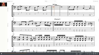 Led Zeppelin  When The Levee Breaks Bass Tab [upl. by Inuat]