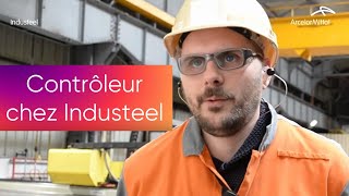 Guillaume nous explique le métier de Contrôleur chez Industeel [upl. by Flossi517]