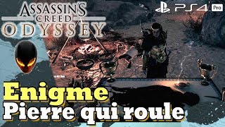 ASSASSINS CREED ODYSSEY Ostracon à Énigme  Pierre qui roule  Localisation [upl. by Ahsirat868]