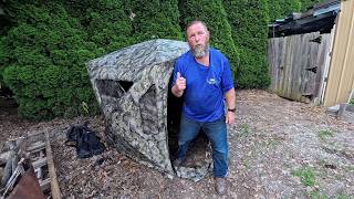 Ameristep Insulated Deer Hunting Ground Blind  The Warmest Portable Deer Blind You Will Find [upl. by Icam]