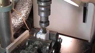 Using The Tenon Cutting Tool on a Molded Vulcanite Tobacco Pipe Stem Part 2 [upl. by Ssecnirp]