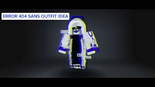 Error 404 Roblox Avatar IDEA 2024 [upl. by Higginson]