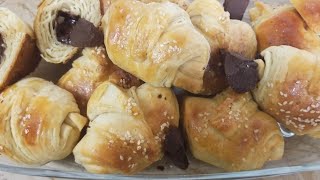 Croissant Chocolate Recipe Homemade chocolate Croissant Easy Croissant Recipe by ShKal [upl. by Freda]