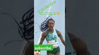 Carri Richardson trackstar 💪trackstar track running sports usa athlete trending shortfeed [upl. by Thora]