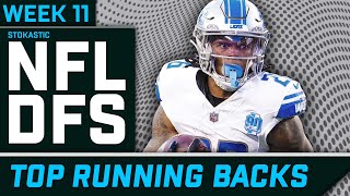 MUSTPLAY RBs for Week 11  Draftkings NFL DFS Picks amp Strategy [upl. by Stinky]