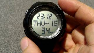 Skmei 1122 LED Sport Men Wrist Watch  CZARNY [upl. by Oleg438]