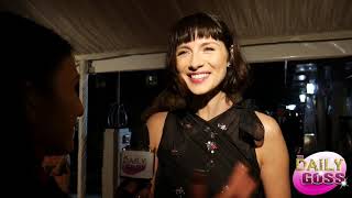 Caitriona Balfe speaks to Gossie on the IFTA 2018 red carpet [upl. by Acirtap]