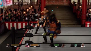 AEW Dustin Rhodes and Sammy Guevara takes on Trent Beretta and Powerhouse Hobbs [upl. by Good]