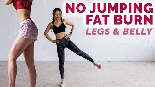 Full Body No Jumping Workout To Burn Fat  Burn Thigh Fat Low Impact Cardio [upl. by Karisa]