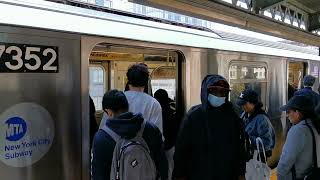 NYC Subway 201115 Kawasaki R188 7 Train  Queensboro Plaza [upl. by Ennaoj]