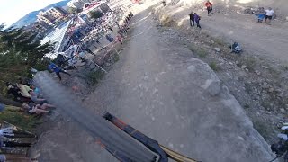 On Board Dan Atherton  EWS Whistler  Stage 5 [upl. by Enale]