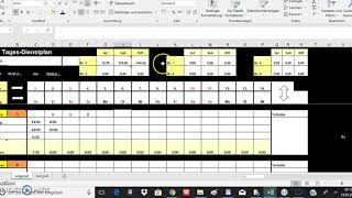 excel dienstplan kostenlos 14 Tages Dienstplan [upl. by Gord]