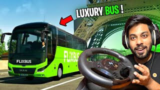 I TRIED BUS GAME WITH STEERING WHEEL  Fernbus simulator tamil gameplay  Mr IG [upl. by Eillak]