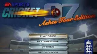 How to Play Cricket 97 Ashes Tour Edition or any old games in Windows 108 [upl. by Aicirtak819]