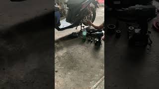 Suzuki Skydrive Crossover first CVT Cleaning with 10k odo [upl. by Eimmit]