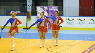 Mażoretki Pamarsze  Rogoźno duo trio junior majorettes Cieszyn [upl. by Sualakcin498]