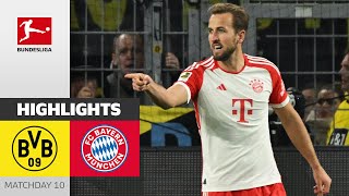 Kane Hits BVB Where It Hurts  BVB  Bayern 04  Highlights  Matchday 10 – Bundesliga [upl. by Yevi]