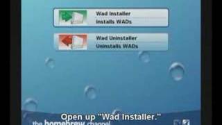 Installing Wads on your Wii from the Homebrew Channel [upl. by Le126]