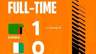 Zambia vs Cote DIvoire  2025 AFCON Cup Qualifier  Highlights [upl. by Nuy]