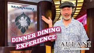 Makahiki Aulani Dinner Review The Best Disney Dining In Hawaii [upl. by Sherr176]