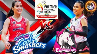 🔴PVL LIVE  CREAMLINE VS AKARI  LIVE SCORE AND COMMENTARY [upl. by Odnalor]