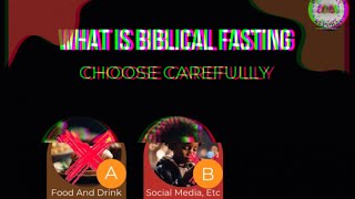 Is Biblical Fasting Refraining From Food And Drink Or Is It Arbitrary [upl. by Sirroned144]