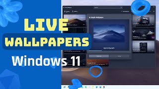 Windows 11 Set a LIVE wallpaper to animate your desktop [upl. by Otnicaj]