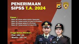 info penerimaan polri 2024 untuk SIPSS  Perwira Polri Sumber sarjana [upl. by Sina]