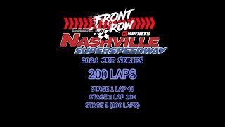 Iracing FRONT ROW ESPORTS 2024 CUP at NASHVILLE [upl. by Bensky]