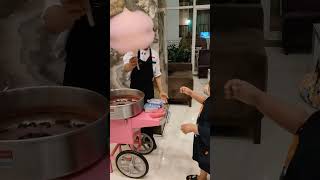 Giant Cotton Candy at Jambuluwuk Hotel Yogyakarta [upl. by Lodovico57]