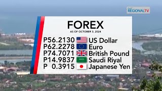 Balitang Bisdak Ang balor sa peso karong adlawa October 3 2024 [upl. by Almeta]