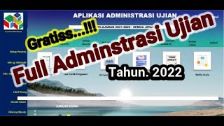 APLIKASI ADMINISTRASI UJIAN FULLL  GRATISSS [upl. by Davis903]