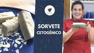 Delicioso SORVETE Low Carb  Receita Cetogênica Muito Simples [upl. by Ebarta]