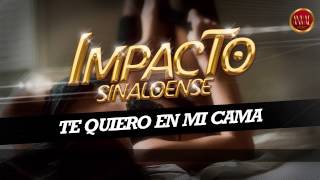 Impacto Sinaloense  Te quiero en mi cama LYRICS [upl. by Cass]