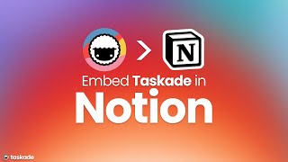 How to Embed Taskade in Notion Easy and Fast 🤯 [upl. by Itsirk]