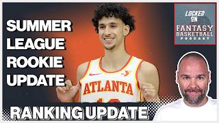 NBA Summer League Dynasty Fantasy Basketball Rookie Rankings Update Top 78 Players [upl. by Jada]