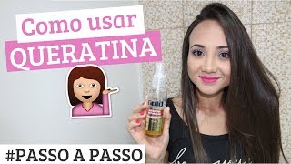 ♡ COMO USAR QUERATINA LÍQUIDA DA NIELY GOLD PASSO A PASSO ♡ [upl. by Munafo]