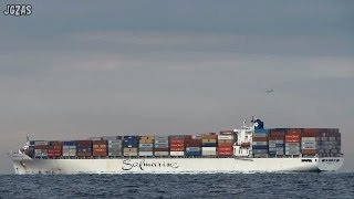 SAFMARINE MULANJE Container ship コンテナ船 Tokyo Bay 東京湾浦賀水道 2013DEC [upl. by Cherlyn]