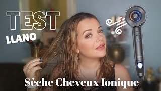 SECHE CHEVEUX IONIQUE A SECHAGE RAPIDE LLANO  TEST ET AVIS HAIR DRYER [upl. by Pennington]