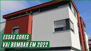 5 CORES TENDÊNCIA PARA 2022 EM FACHADAS [upl. by Artsa356]