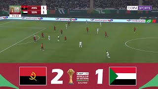 Angola x Sudão 21  Qualificatórias AFCON 2025  Melhores Momentos [upl. by Newra]