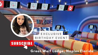 Red Carpet Birthday Extravaganza at the New Naples Great wolf Lodge Part 2 [upl. by Ocisnarf194]