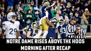 Notre Dame Closes Out Home Regular Season Schedule With Big Win  Morning After Recap [upl. by Lenehc459]