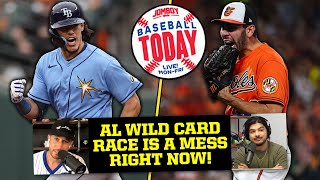 The AL Wild Card race is a mess right now whos getting left out  Baseball Today [upl. by Zealand]