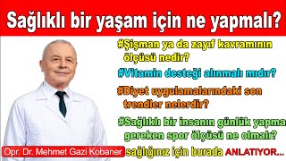 Sağlıklı bir yaşam için ne yapmalı [upl. by Han]