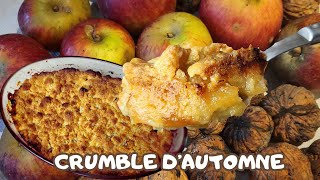 CRUMBLE DAUTOMNE POMMES et NOIX [upl. by Brezin]