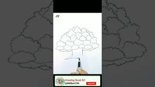 How to drawings a banyan tree shorts animation cartoons viral funny drawing trending youtube [upl. by Nynahs]