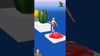 Doltreo Mix Game play video girl jump to damege wala watermelon orenge man ball battle part 357 [upl. by Yluj]