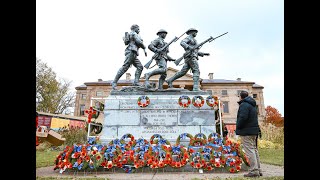 Charlottetown Remembrance Day Ceremony 2023 [upl. by Notled199]